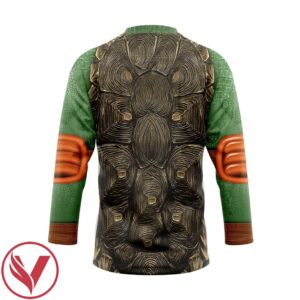 3D Michelangelo Teenage Mutant Ninja Turtles Cosplay Custom Hockey Jersey, Trending Gifts For Fans - Vesles2014s 2