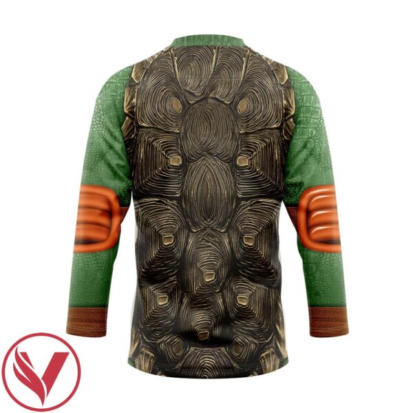3D Michelangelo Teenage Mutant Ninja Turtles Cosplay Custom Hockey Jersey, Trending Gifts For Fans - Vesles2014s 2