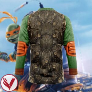 3D Michelangelo Teenage Mutant Ninja Turtles Cosplay Custom Hockey Jersey, Trending Gifts For Fans - Vesles2014s