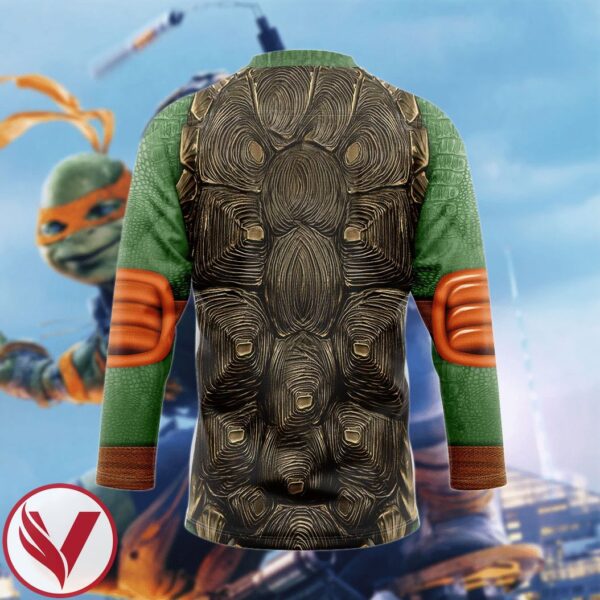 3D Michelangelo Teenage Mutant Ninja Turtles Cosplay Custom Hockey Jersey, Trending Gifts For Fans - Vesles2014s