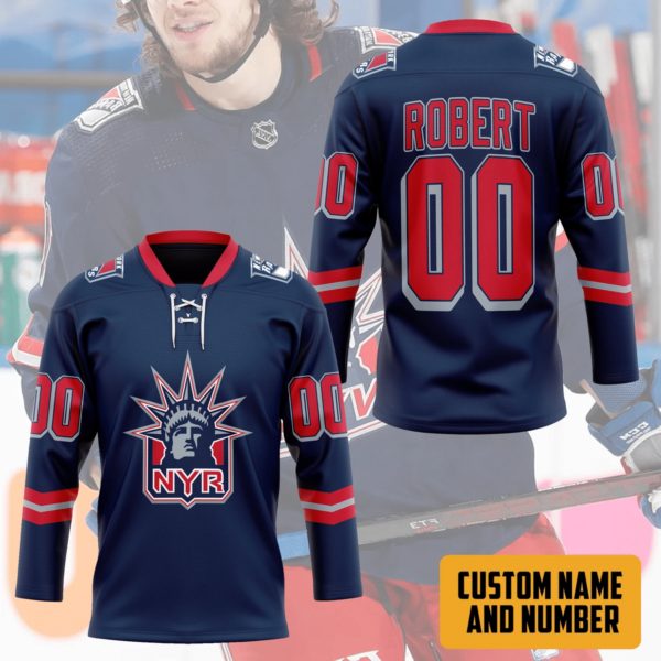 3D N.Y.R Artemi Panarin Navy 202021 Reverse Retro Personalized Custom Hockey Jersey, Trending Gifts For Fans - Vesles2014s 3