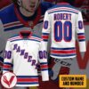 3D N.Y.R Artemi Panarin White Away Authentic Personalized Custom Hockey Jersey, Trending Gifts For Fans - Vesles2014s