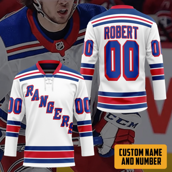 3D N.Y.R Artemi Panarin White Away Authentic Personalized Custom Hockey Jersey, Trending Gifts For Fans - Vesles2014s 3
