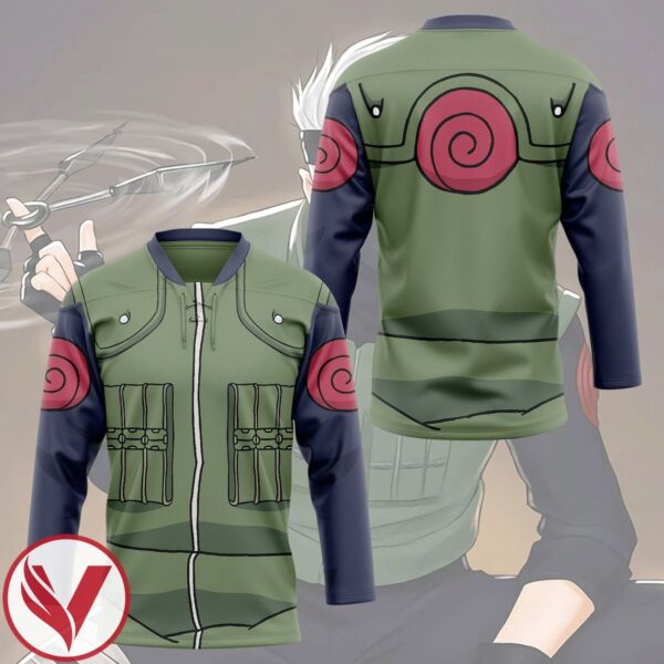 3D Naruto Kakashi Hatake Custom Hockey Jersey, Trending Gifts For Fans - Vesles2014s