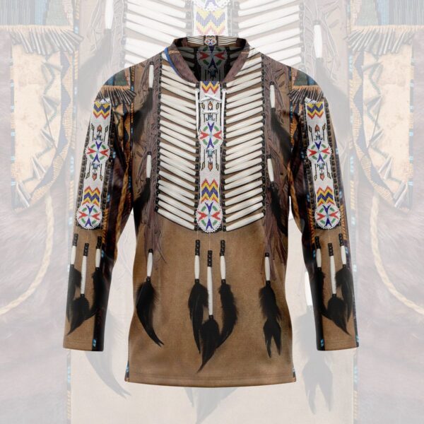 3D Native America Hockey Jersey, Trending Gifts For Fans - Vesles2014s 3
