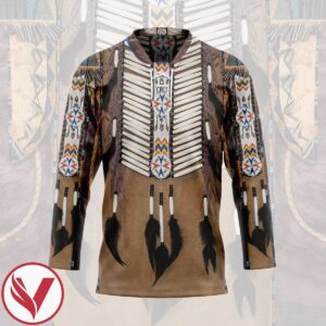 3D Native America Hockey Jersey, Trending Gifts For Fans - Vesles2014s