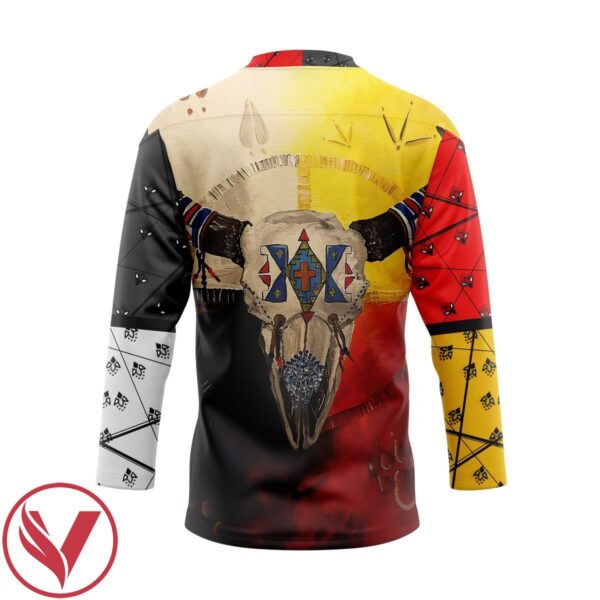3D Native American Custom Hockey Jersey, Trending Gifts For Fans - Vesles2014s 2