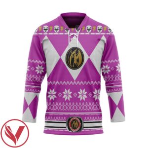 3D Pink Power Ugly Hockey Jersey, Trending Gifts For Fans - Vesles2014s 1