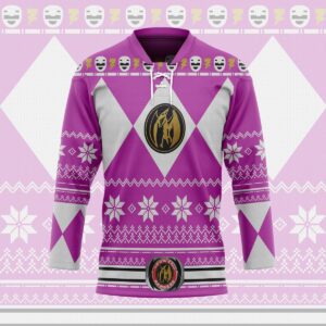 3D Pink Power Ugly Hockey Jersey, Trending Gifts For Fans - Vesles2014s 3