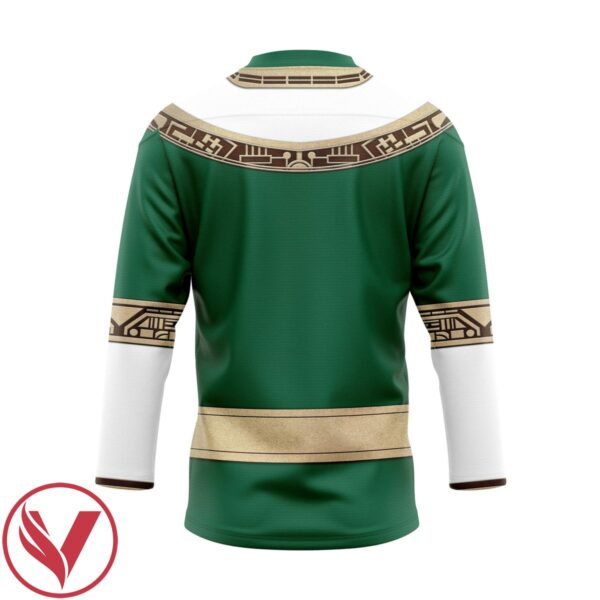 3D Power Rangers Zeo Green Custom Hockey Jersey, Trending Gifts For Fans - Vesles2014s 2