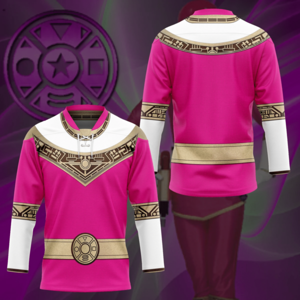 3D Power Rangers Zeo Pink Custom Hockey Jersey, Trending Gifts For Fans - Vesles2014s 3