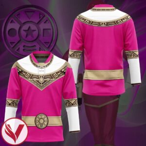 3D Power Rangers Zeo Pink Custom Hockey Jersey, Trending Gifts For Fans - Vesles2014s