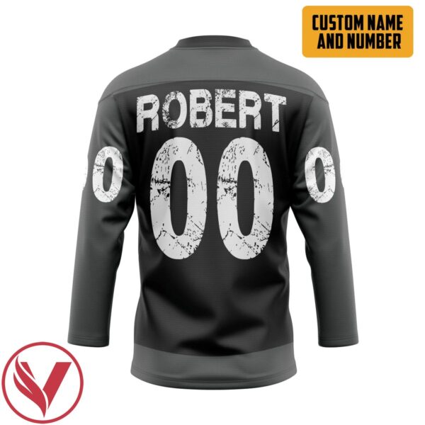 3D Punisher Skull Personalized Custom Hockey Jersey, Trending Gifts For Fans - Vesles2014s 2