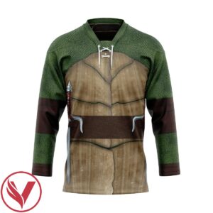 3D Raphael Raph Teenage Mutant Ninja Turtles Cosplay Custom Dark Green Hockey Jersey, Trending Gifts For Fans - Vesles2014s 1