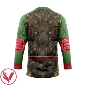 3D Raphael Raph Teenage Mutant Ninja Turtles Cosplay Custom Green Hockey Jersey, Trending Gifts For Fans - Vesles2014s 2