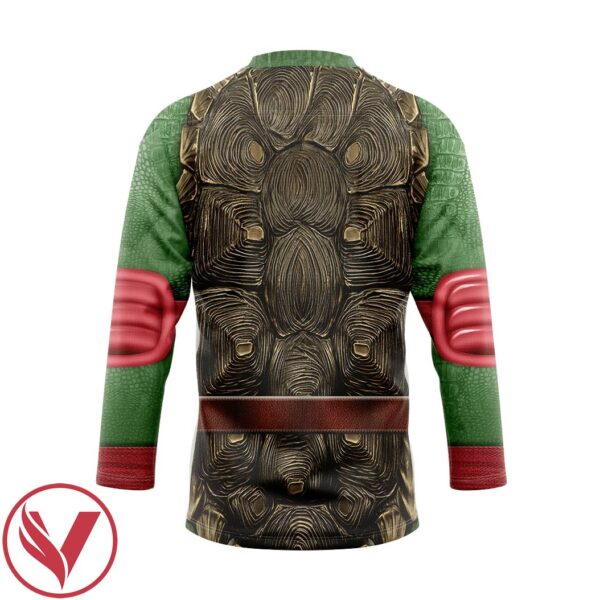 3D Raphael Raph Teenage Mutant Ninja Turtles Cosplay Custom Green Hockey Jersey, Trending Gifts For Fans - Vesles2014s 2