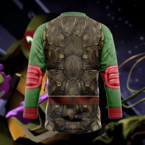 3D Raphael Raph Teenage Mutant Ninja Turtles Cosplay Custom Green Hockey Jersey, Trending Gifts For Fans - Vesles2014s 4