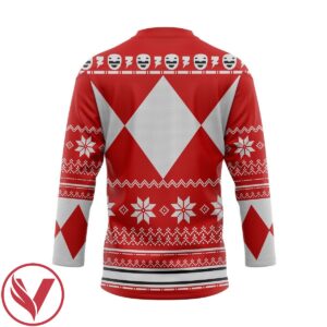 3D Red Power Ugly Hockey Jersey, Trending Gifts For Fans - Vesles2014s 2