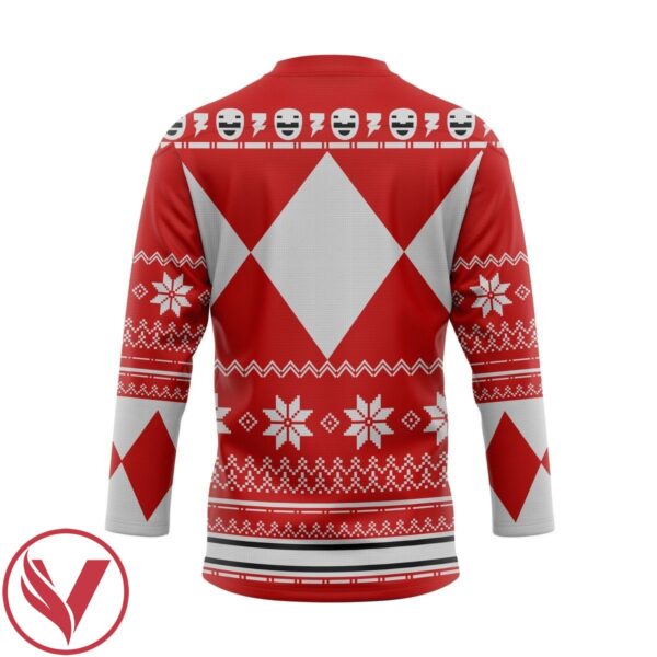 3D Red Power Ugly Hockey Jersey, Trending Gifts For Fans - Vesles2014s 2