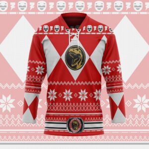 3D Red Power Ugly Hockey Jersey, Trending Gifts For Fans - Vesles2014s 3
