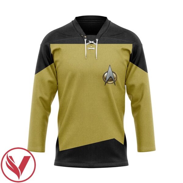 3D S.T Yellow The Next Generation 1987 1994 Custom Hockey Jersey, Trending Gifts For Fans - Vesles2014s 1