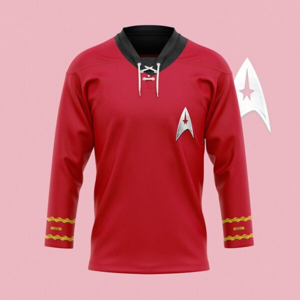 3D ST Red Uniform Hockey Jersey, Trending Gifts For Fans - Vesles2014s 3