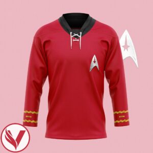 3D ST Red Uniform Hockey Jersey, Trending Gifts For Fans - Vesles2014s