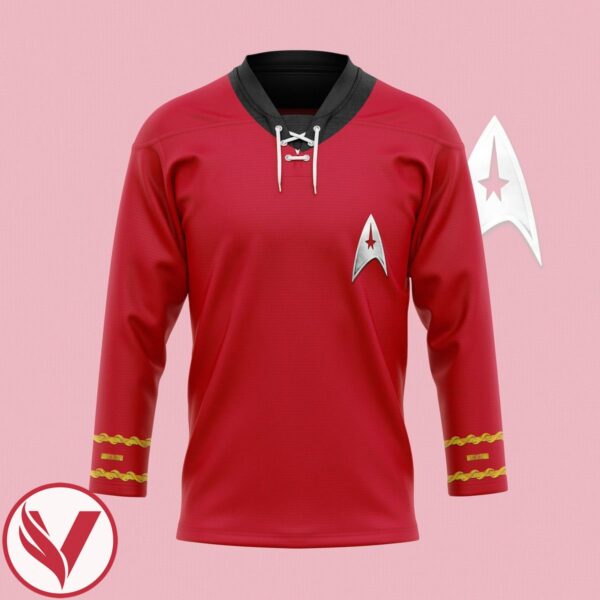 3D ST Red Uniform Hockey Jersey, Trending Gifts For Fans - Vesles2014s