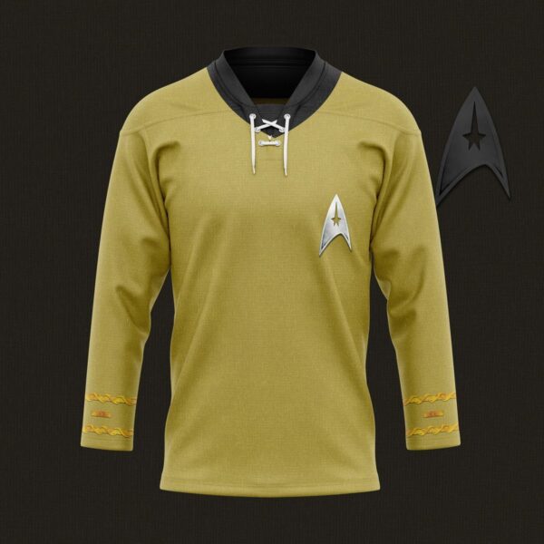 3D ST Yellow Uniform Hockey Jersey, Trending Gifts For Fans - Vesles2014s 3