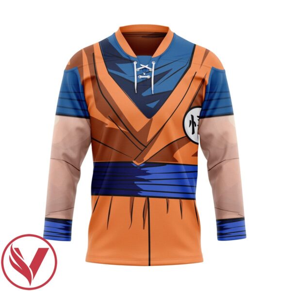 3D Son Goku Dragon Ball Custom Hockey Jersey, Trending Gifts For Fans - Vesles2014s 1