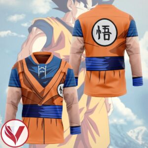 3D Son Goku Dragon Ball Custom Hockey Jersey, Trending Gifts For Fans - Vesles2014s