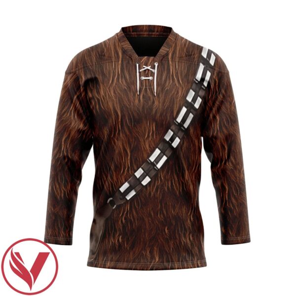 3D Star Wars Chewbacca Set Custom Hockey Jersey, Trending Gifts For Fans - Vesles2014s 1