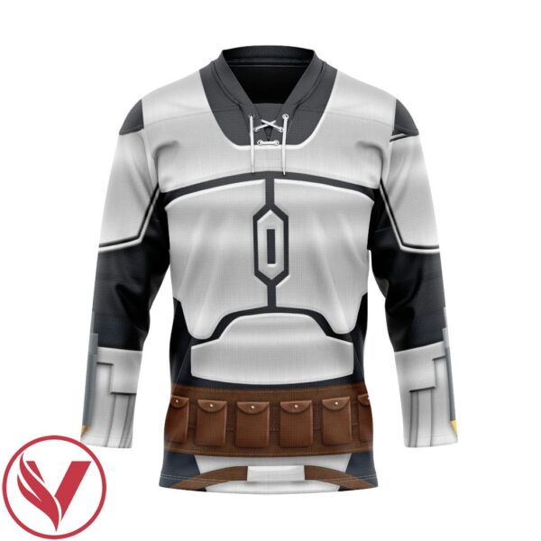 3D Star Wars Jango Fett Costume Custom Hockey Jersey, Trending Gifts For Fans - Vesles2014s 1