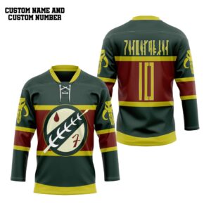 3D Star Wars Mandalorian Boba Fett Personalized Hockey Jersey, Trending Gifts For Fans - Vesles2014s 3