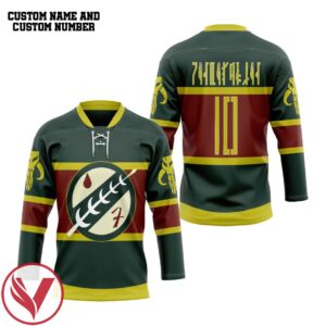 3D Star Wars Mandalorian Boba Fett Personalized Hockey Jersey, Trending Gifts For Fans - Vesles2014s