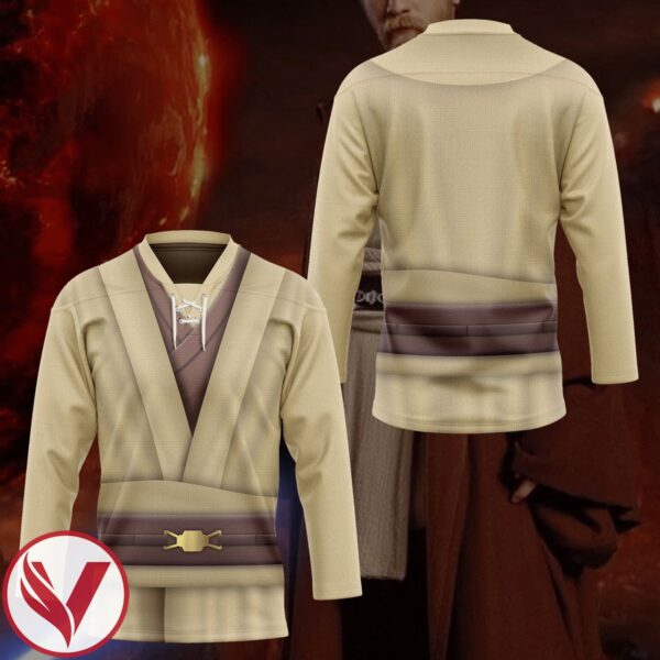 3D Star Wars Obi Wan Kenobi Custom Hockey Jersey, Trending Gifts For Fans - Vesles2014s
