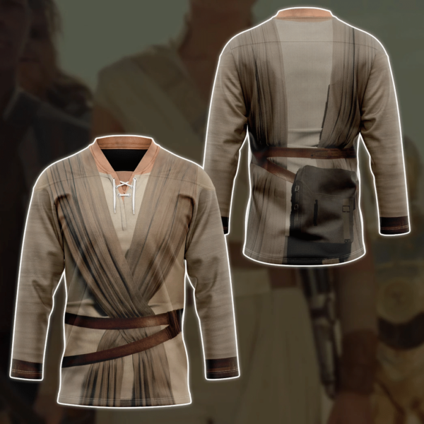 3D Star Wars Rey Cosplay Custom Hockey Jersey, Trending Gifts For Fans - Vesles2014s 3