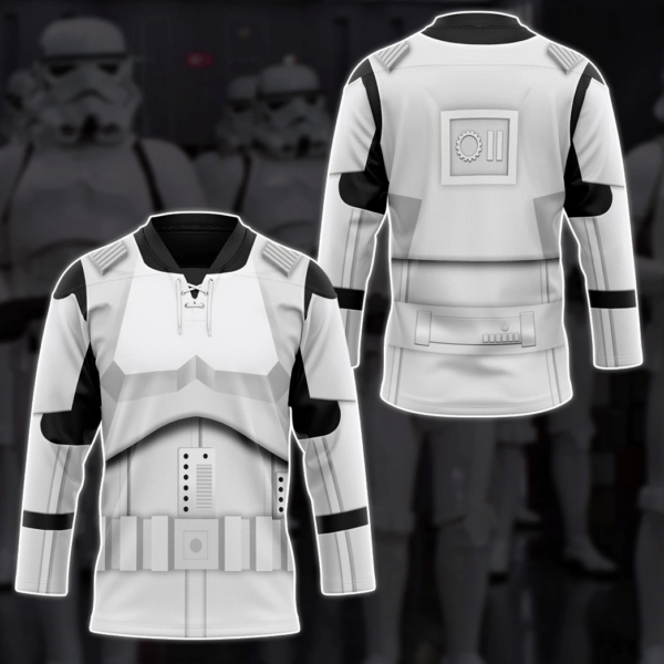 3D Star Wars Stormtrooper Custom Hockey Jersey, Trending Gifts For Fans - Vesles2014s 3
