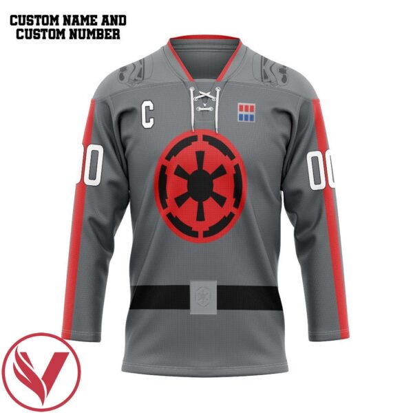 3D Star Wars The Empire Personalized Hockey Jersey, Trending Gifts For Fans - Vesles2014s 1