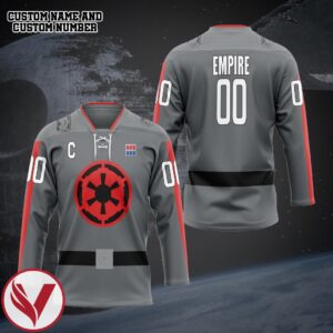 3D Star Wars The Empire Personalized Hockey Jersey, Trending Gifts For Fans - Vesles2014s