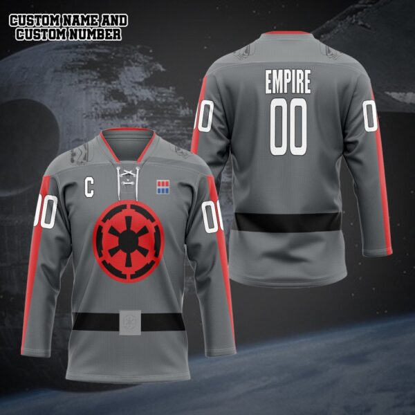 3D Star Wars The Empire Personalized Hockey Jersey, Trending Gifts For Fans - Vesles2014s 4
