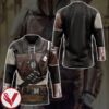 3D Star Wars The Mandalorian Custom Black Hockey Jersey, Trending Gifts For Fans - Vesles2014s