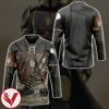 3D Star Wars The Mandalorian Custom Grey Hockey Jersey, Trending Gifts For Fans - Vesles2014s