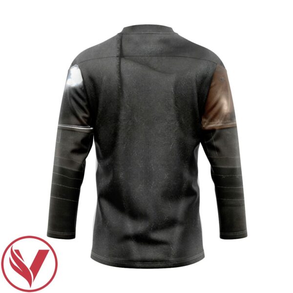 3D Star Wars The Mandalorian Custom Grey Hockey Jersey, Trending Gifts For Fans - Vesles2014s 2