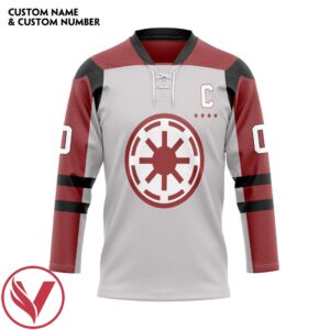 3D Star Wars The Republic Personalized Hockey Jersey, Trending Gifts For Fans - Vesles2014s 1
