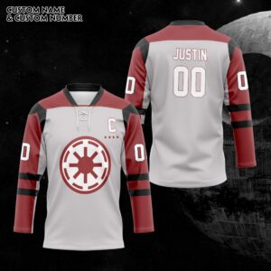 3D Star Wars The Republic Personalized Hockey Jersey, Trending Gifts For Fans - Vesles2014s 4