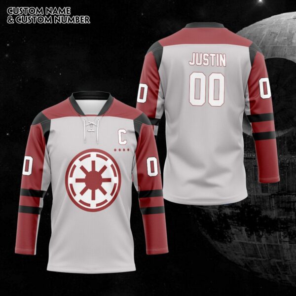 3D Star Wars The Republic Personalized Hockey Jersey, Trending Gifts For Fans - Vesles2014s 4