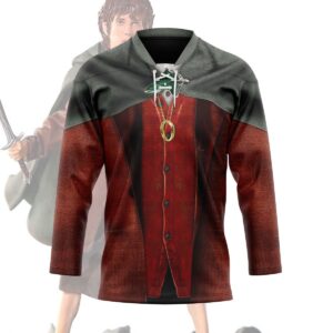 3D The Lord of the Rings Frodo Hockey Jersey, Trending Gifts For Fans - Vesles2014s 3