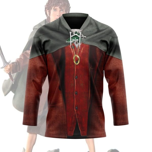 3D The Lord of the Rings Frodo Hockey Jersey, Trending Gifts For Fans - Vesles2014s 3