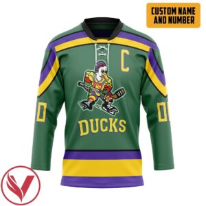 3D The Mighty Ducks Personalized Custom Hockey Jersey, Trending Gifts For Fans - Vesles2014s 1